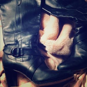 Cole Haan Black Knee High Boot